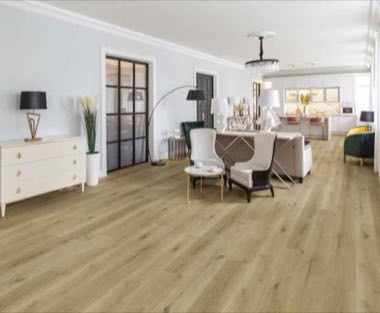 Rome SPC vinyl flooring shown in a room setting
