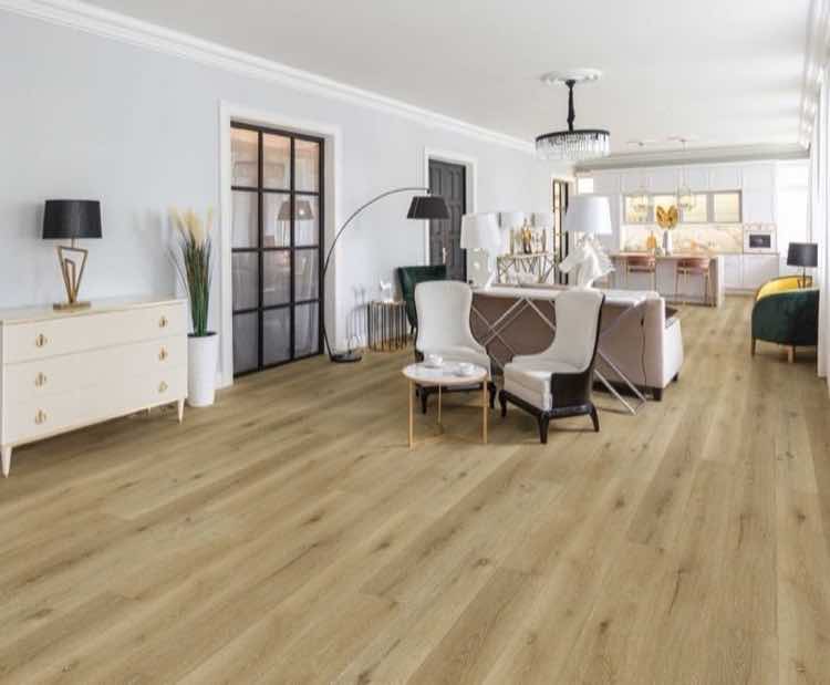 Rome SPC vinyl flooring shown in a room setting