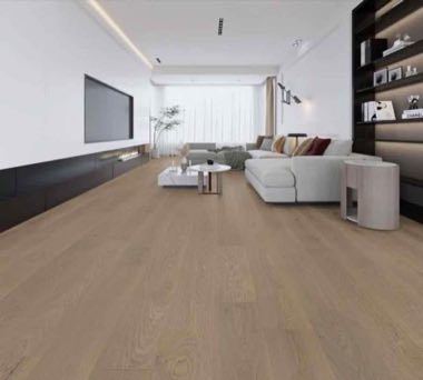 Torrance engineered oak flooring with a matt finish in a real interior